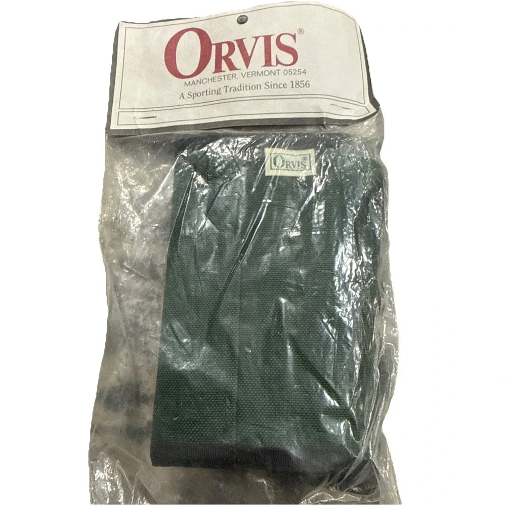 Orvis‎ Wader Belt With Pouch Green Canvas New Old Stock